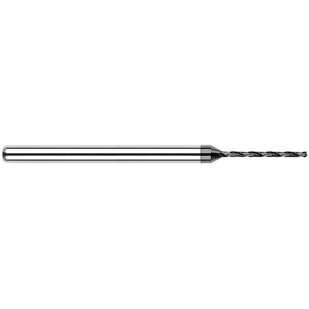 Harvey Tool Miniature Drill 0.0625" (1/16) Drill DIAx0.4130" Flute L Carbide Drill, 2 Flutes 20375-C4